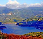 Rocca Angitola  - Vista del Lango Angitola dalla Torre