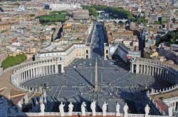 Panorama dalla cupola di San Pietro