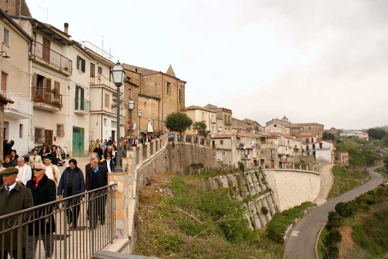 Panorama con Processione