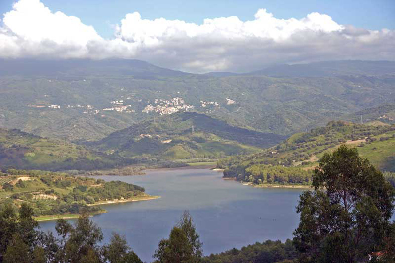 Vista del Lago Angitola