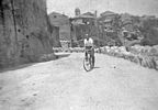 Francavilla Angitola - In bicicletta su una strada sterrata a ridosso della chiesa di S.Foca