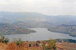 Vista del lago Angitola